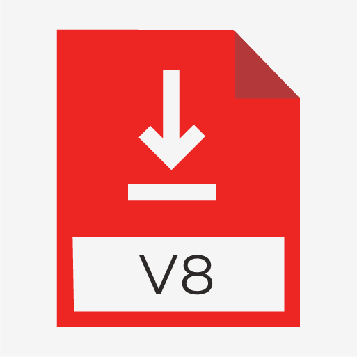 Version 8 download icon