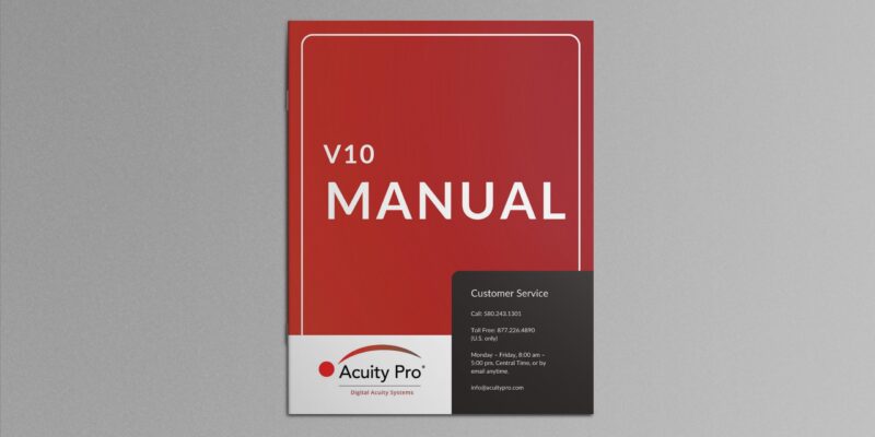 Acuity pro manual